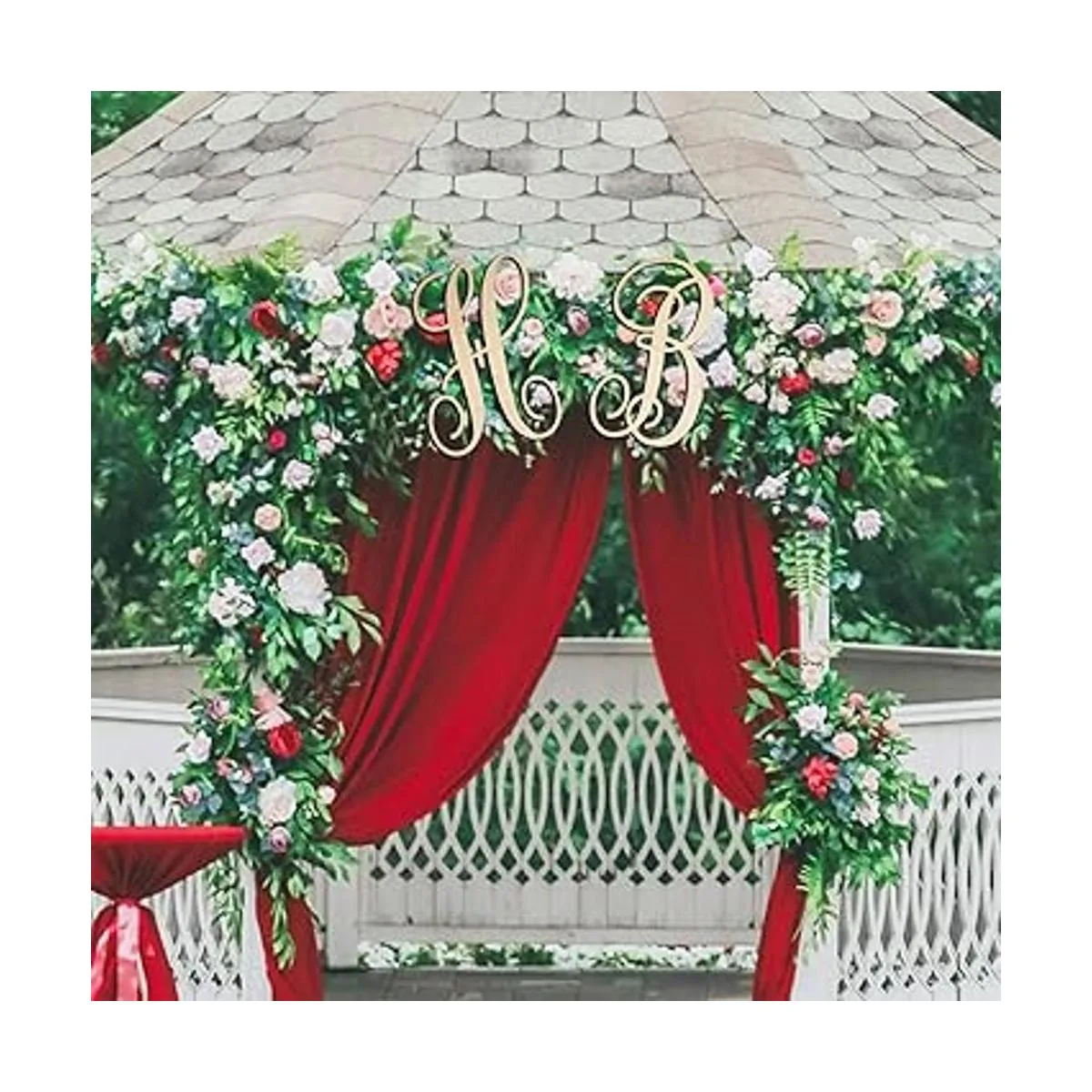 Letras cursivas de madera G para decoración de pared_5