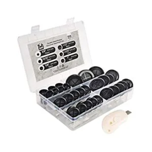 AAM Essentials Ojales de goma para cableado 55 piezas_1