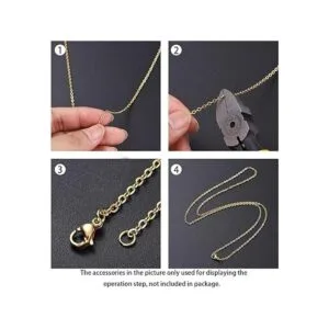 Cadenas de cable de acero inoxidable de 32.8 pies de_6