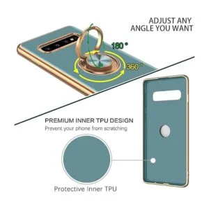 DUEDUE Funda para Samsung Galaxy S10 Plus con soporte para_3