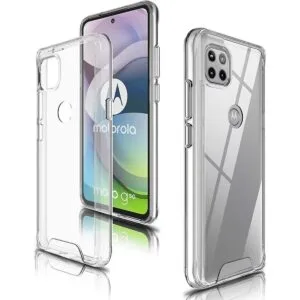 Guarishel Funda transparente para Motorola One 5G Ace no_7