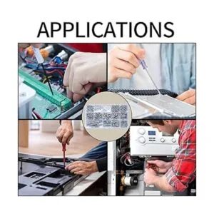 Kit surtido de 550 tuercas y pernos de acero inoxidable M3_7