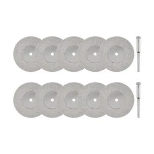 uxcell 10 ruedas de corte de diamante de 1.575 in con 2_2