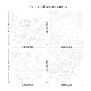 4 Pack DIY Paint by Numbers for Kids Ages 48 Paint by_2