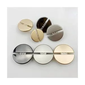 5 botones redondos de metal de diamante para manualidades_5