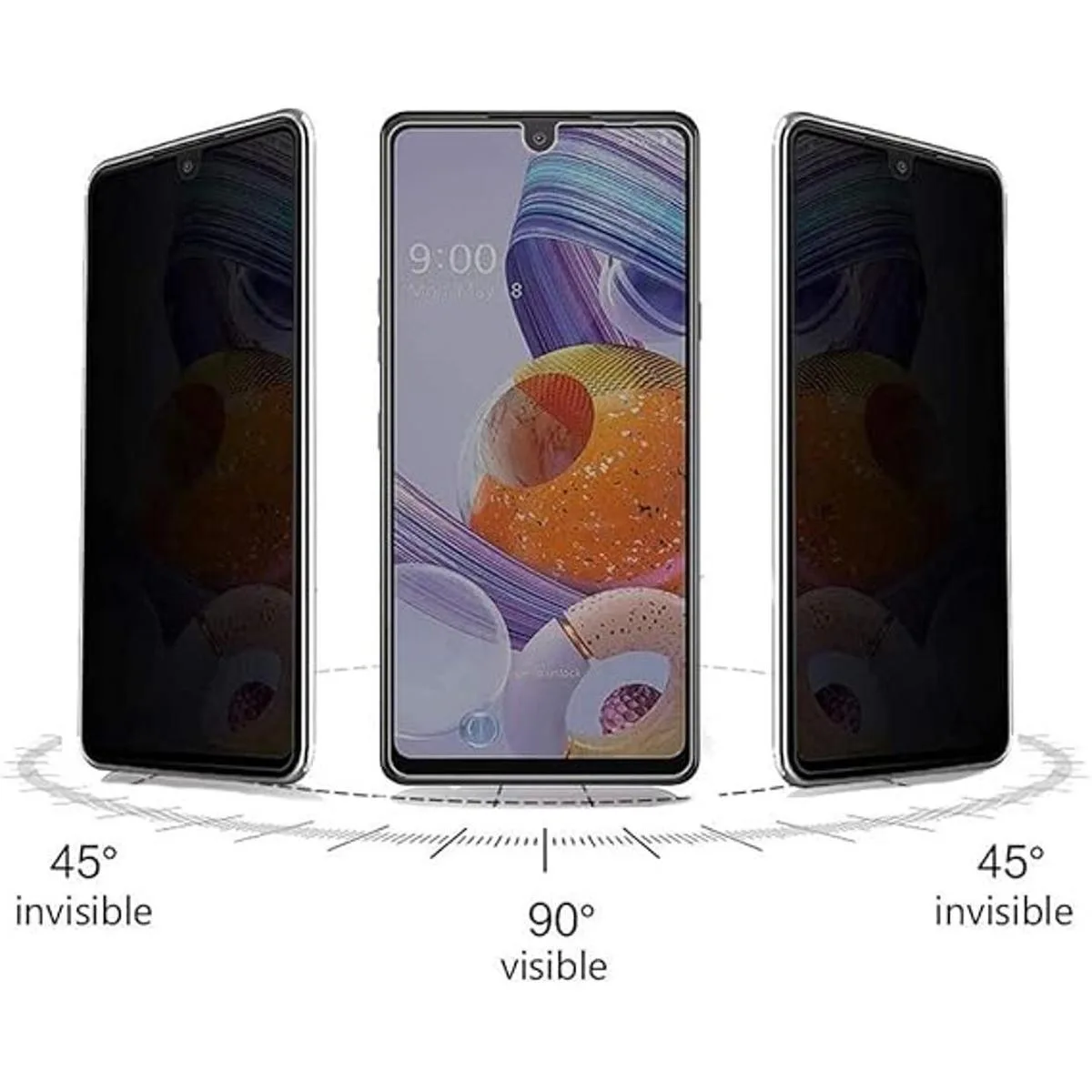 FJCases Protector de pantalla de vidrio templado para_2