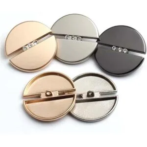 5 botones redondos de metal de diamante para manualidades_2