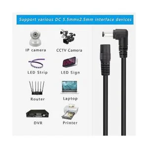 GINTOOYUN Paquete de 2 cables de extensión de alimentación_4