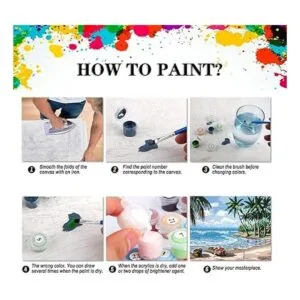 4 Pack DIY Paint by Numbers for Kids Ages 48 Paint by_6
