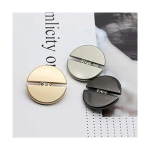 5 botones redondos de metal de diamante para manualidades_4