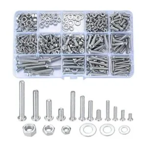 Kit surtido de 550 tuercas y pernos de acero inoxidable M3_1