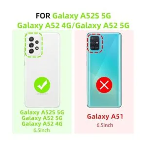 Kudini Funda para teléfono Samsung A52 funda para Samsung_2