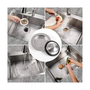 RQYEKDO Juego de 2 coladores de fregadero de cocina_6