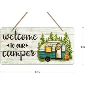 WaaHome Farmhouse Welcome to Our Letrero de decoración de_6