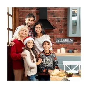 Letrero de madera de cocina el corazón del hogar_3