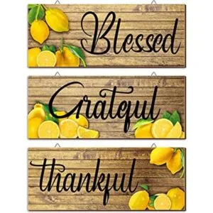 3 piezas de decoración de pared de limón con texto en_1