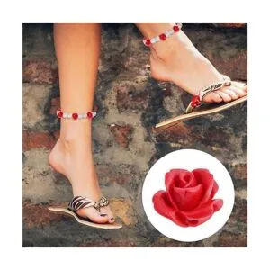 50 cuentas de rosa roja talladas en cinabrio de 0.394 in_6