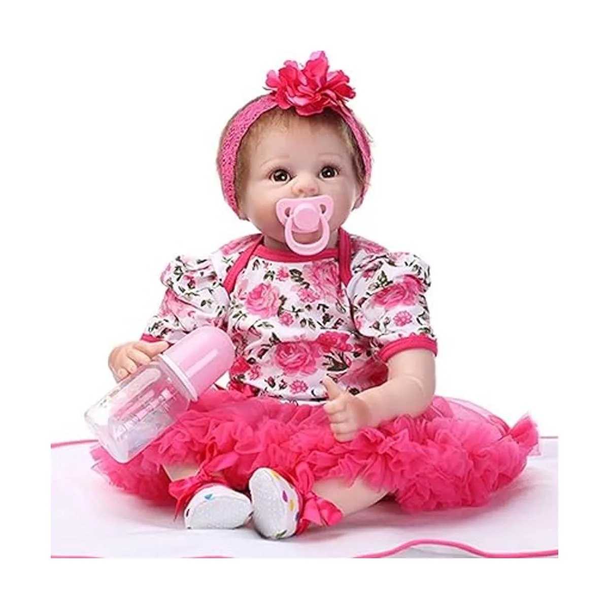 MAIHAO Falda tutú roja ropa de muñecas Reborn de 22_6