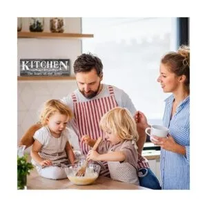 Letrero de madera de cocina el corazón del hogar_5