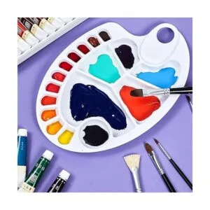 Paleta grande de pintura de silicona molde de resina_2