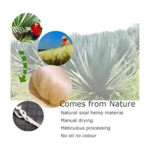 Yangbaga Cuerda de sisal natural para reemplazo de_7