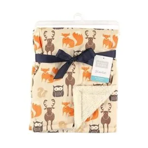 Hudson Baby Home Manta de visón con respaldo sherpa._2