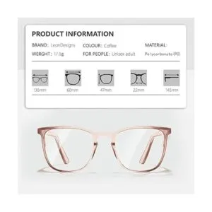 LeonDesigns Elegantes gafas de seguridad antivaho con_3