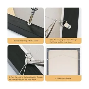 ROBUST Juego de 91 piezas para colgar fotos ganchos de_4