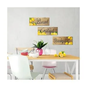 3 piezas de decoración de pared de limón con texto en_7