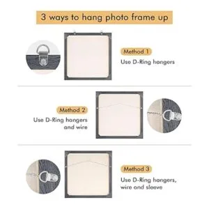 ROBUST Juego de 91 piezas para colgar fotos ganchos de_6