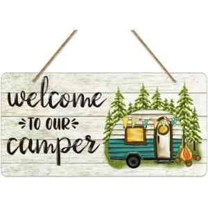 WaaHome Farmhouse Welcome to Our Letrero de decoración de_1