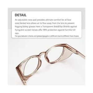 LeonDesigns Elegantes gafas de seguridad antivaho con_2