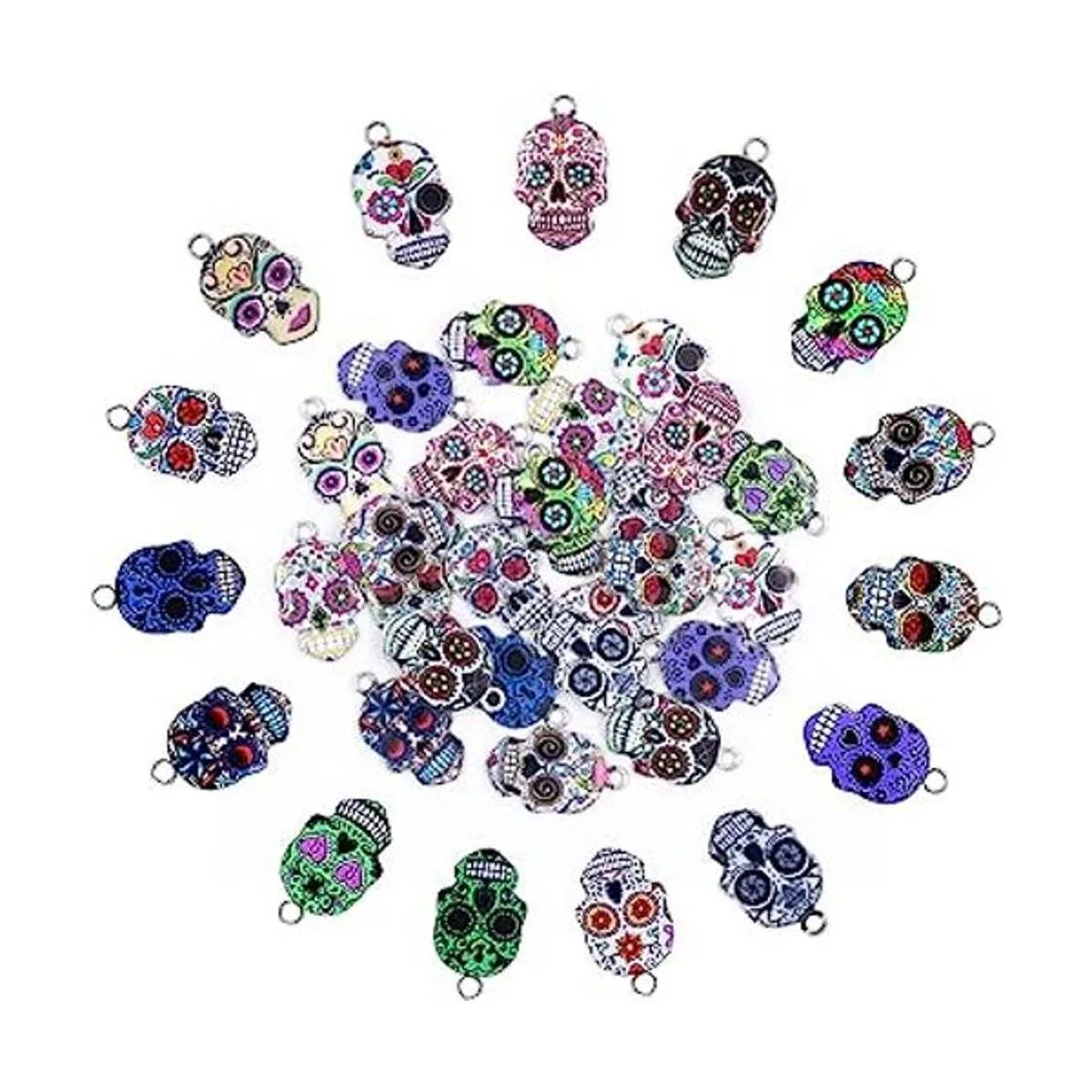 25 dijes de calavera de Halloween con diseño de calavera_1