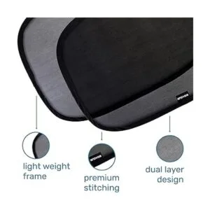 Enovoe Parasol para ventana de automóvil paquete de 2_3