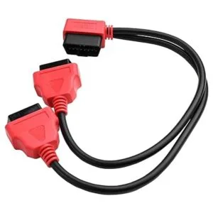 iKKEGOL Cable divisor OBD2 OBD II Y de ángulo recto de_5