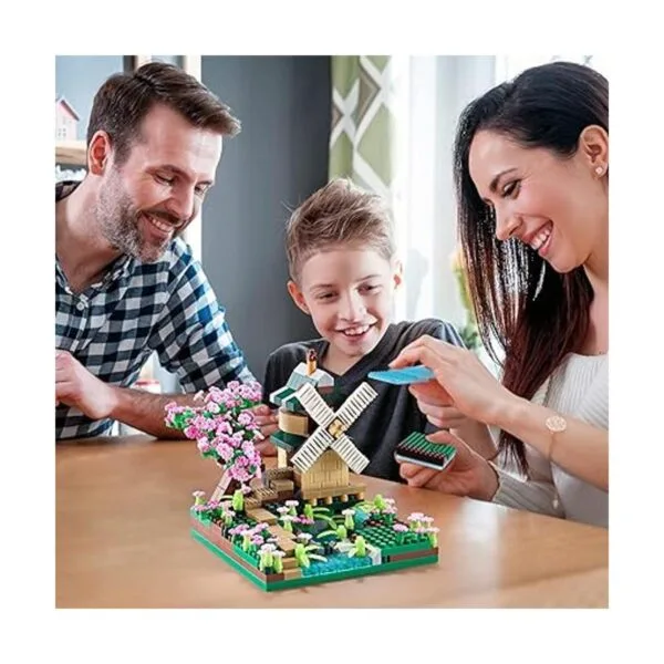 COZYMASS Architecture River Windmill Kit de modelo de_5