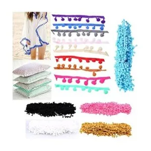 Yalulu Cinta de flecos de 20 yardas para decoración del_2