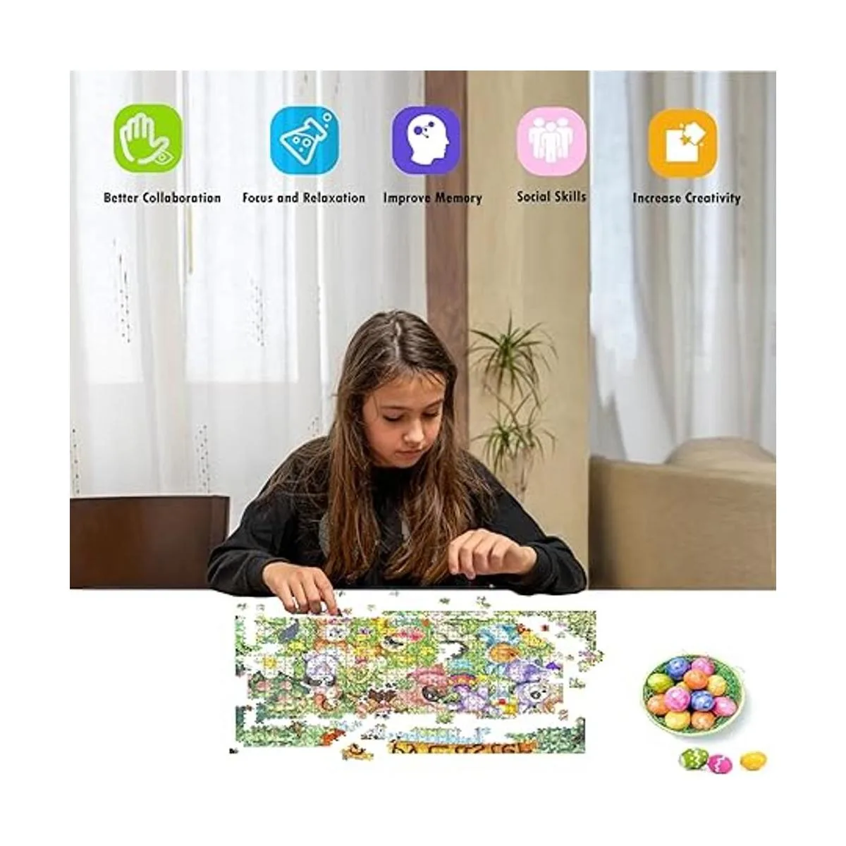 Rompecabezas de Pascua de 500 piezas para adultos_5