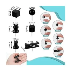 220 piezas de 6 tipos de pasadores de madera para tablero_2