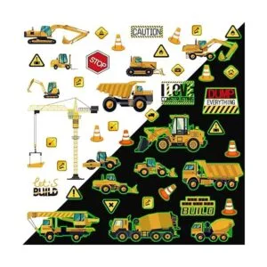 Pegatinas de pared que brillan en la oscuridad_4