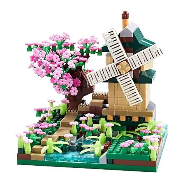 COZYMASS Architecture River Windmill Kit de modelo de_6