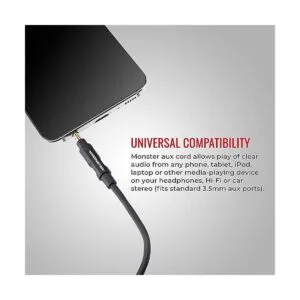 Monster Mobile Cable de audio estéreo 0.138 in macho a_5