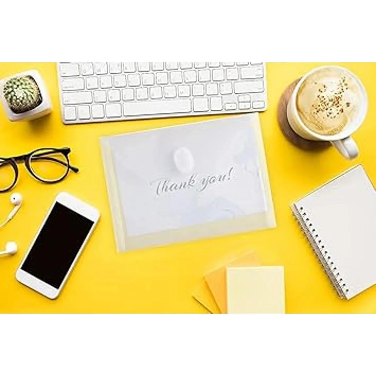 GeorgeBaker 10 Packs Small Plastic Envelope with Hook_2