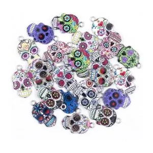 25 dijes de calavera de Halloween con diseño de calavera_5