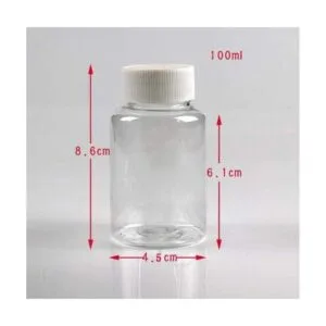 12 botellas de plástico vacías transparentes de 3.4 fl oz_6