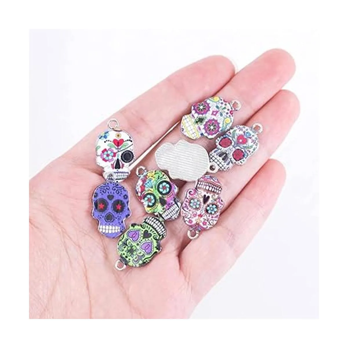 25 dijes de calavera de Halloween con diseño de calavera_6