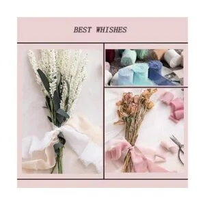 4 rollos de cinta de gasa cinta de seda de 1.5 pulgadas_6