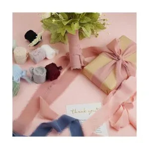 4 rollos de cinta de gasa cinta de seda de 1.5 pulgadas_5