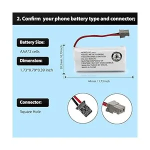 BT1021 BBTG0798001 Batería inalámbrica para teléfono_4