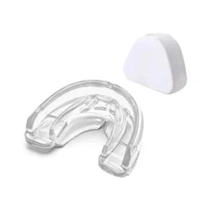 Protector bucal juvenil de fútbol deportivo para frenos_1